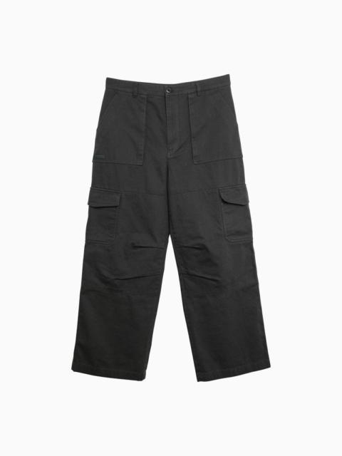 Acne Studios Dark Grey Cotton Cargo Trousers Men