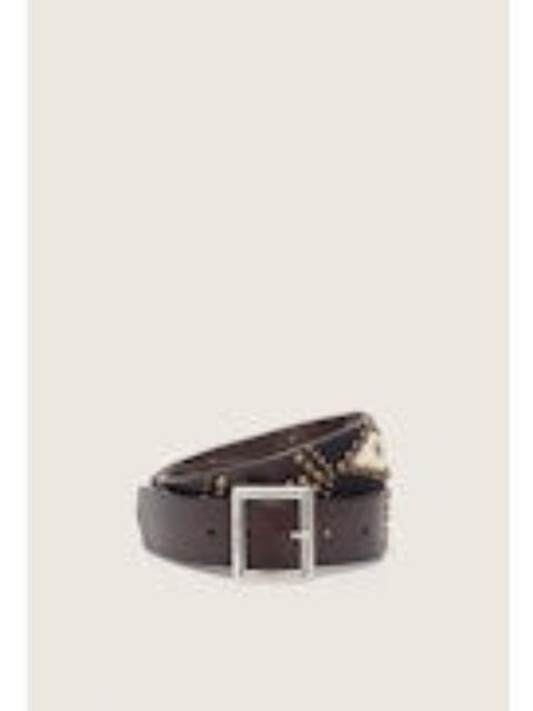 Golden Goose Golden Goose Women Belt Sierra Washed Leather With Horsy Details And Studs