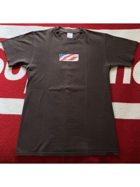 Supreme Supreme - Patriot 9/11 Box Logo Tee Shirt 2001-02 BROWN SZ M