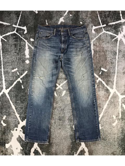 Other Designers Vintage - Vintage Levi's 505 Jeans Distress Faded Blue Dneim KJ1037