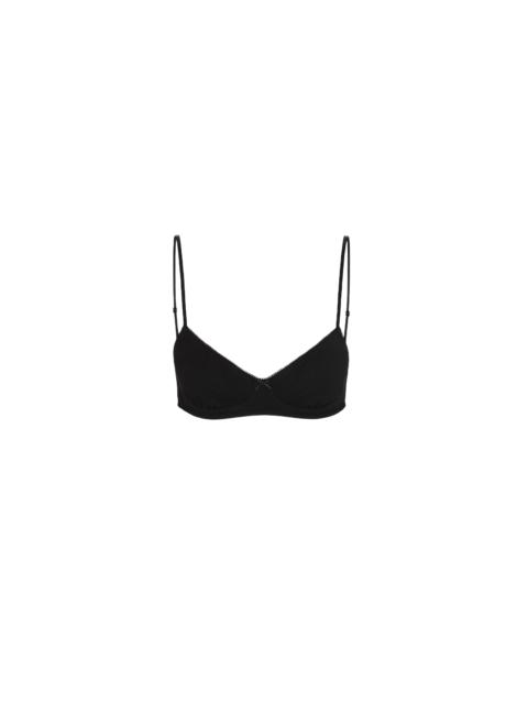 Cou Cou The Petite Bra: Cotton Jersey Black