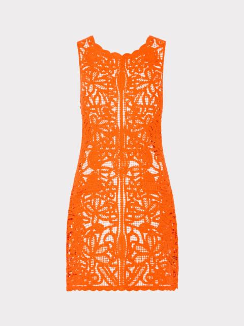 MILLY Crochet Mini Cover-Up Dress