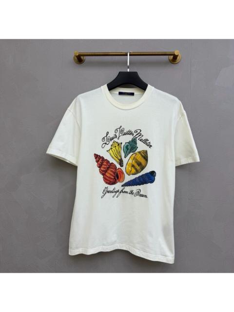 Louis Vuitton Louis Vuitton Embroidered Logo Short Sleeve T-Shirt