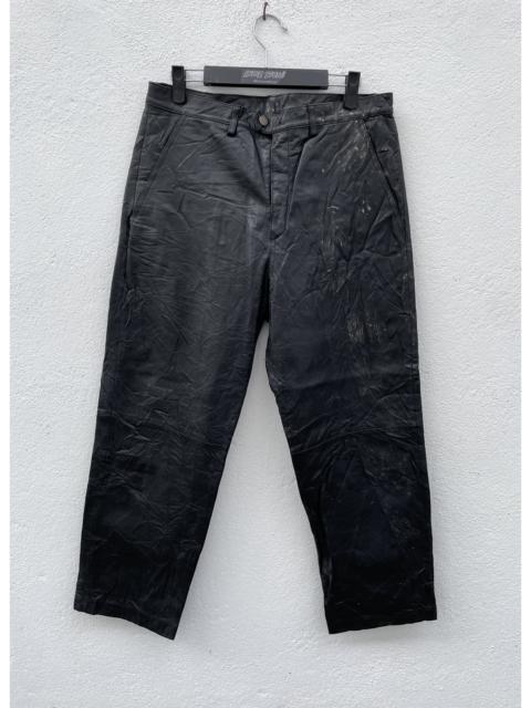 Other Designers Leather - Vintage Essebi Faded Leather Pants Made In Italy