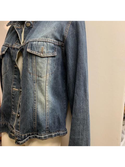 Other Designers Unique Vintage Men's Blue and Navy Jacket