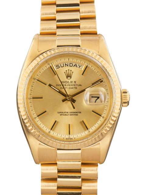 ROLEX Vintage Rolex Day-Date Ref 1803 Champagne Pie Pan Dial