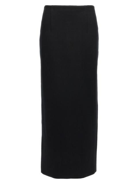 AURALEE Double face knit skirt