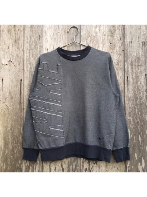 Nike Vintage Nike Spell Out Patchwork Style Sweatshirt Big Logo