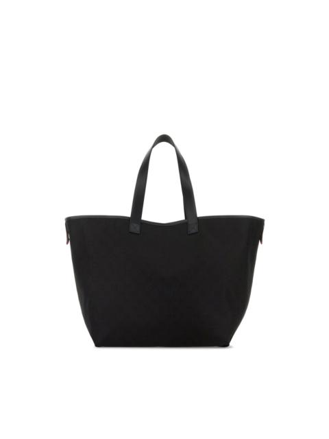 GUCCI GUCCI Black Fabric Shopper Tote Bag New & Authentic