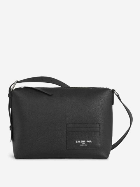 BALENCIAGA LEATHER MESSENGER BAG