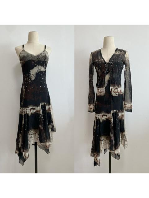 Jean Paul Gaultier Jean Paul Gaultier Starry Sky Portrait Set Dress Top