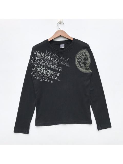 Other Designers 🔥Distressed🔥90s Vintage Versace Jeans Couture Shirt Sleeve