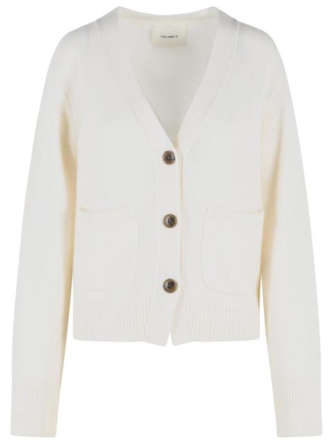 LISA YANG Lisa Yang 'Danni' Cream Cashmere Cardigan Women