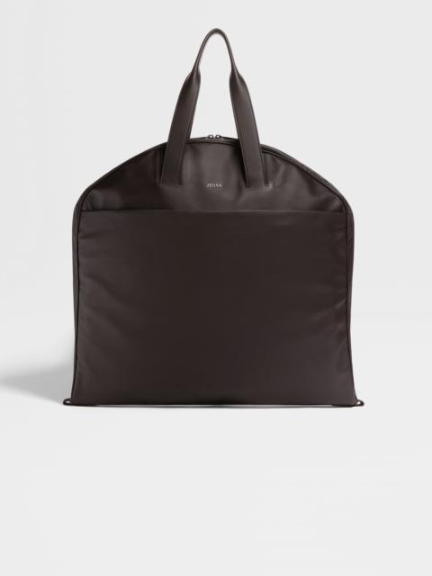ZEGNA DARK BROWN SECONDSKIN GARMENT BAG
