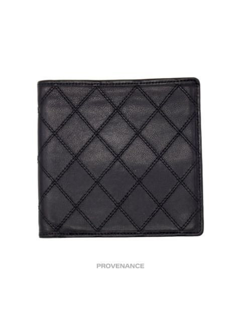 Other Designers Chanel 8CC Bifold Wallet - Black Quilted Calfskin