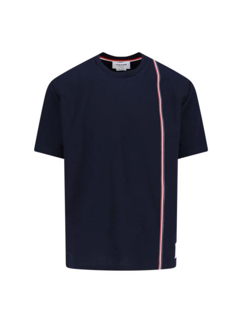 Thom Browne TRICOLOR DETAIL T-SHIRT