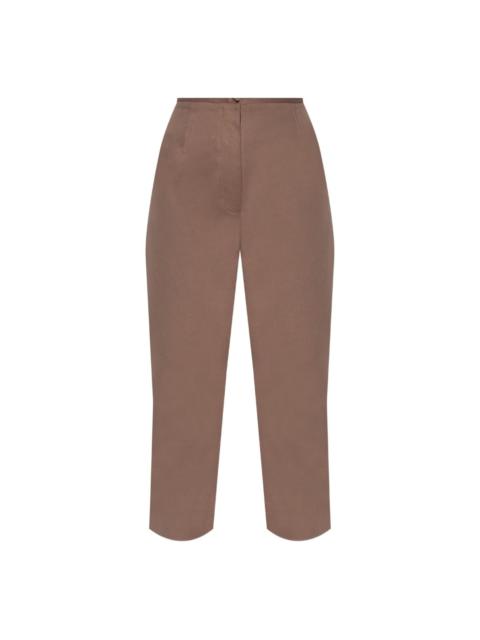 tailored cropped trousers