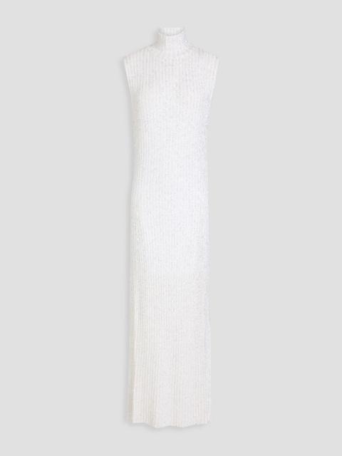 Missoni Sequined ribbed-knit maxi dress