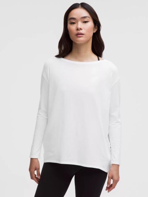 lululemon Back In Action Organic Cotton Long-Sleeve Shirt