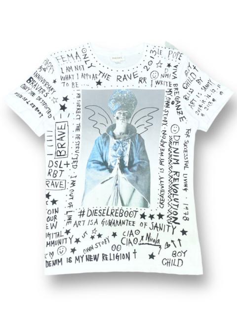 Diesel DIESEL Reboot Tee Art Expression Religion Boychild Prayer