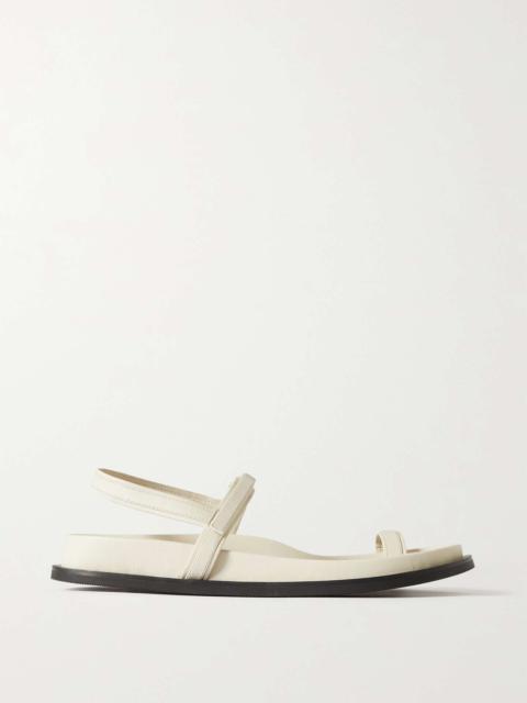 + NET SUSTAIN Keko leather sandals