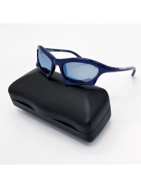 BALENCIAGA NEW BALENCIAGA BB0229S 006 SUNGLASSES BLUE UNISEX EYEWEAR