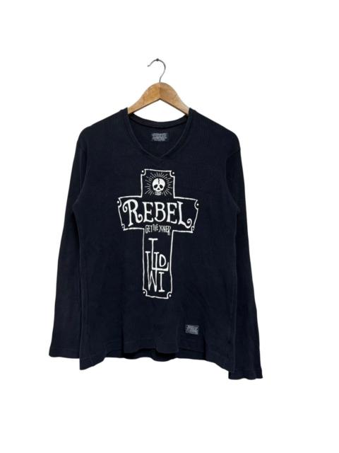 Other Designers Seditionaries - Rebel Joker Wild Rooster Waffle Longsleeve STOOGE&CO