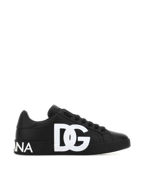 Dolce & Gabbana PORTOFINO LOGO-PRINT SNEAKERS