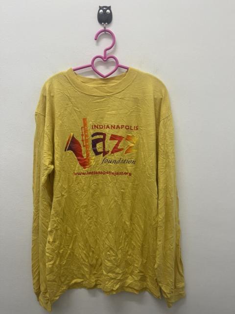 Other Designers Band Tees - Rare Vintage INDIANAPOLIS JAZZ FOUNDATION Tee