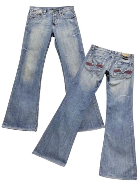 Diesel 🔥Vintage DIESEL PUNK ONLY THE BRAVE FLARE Light Wash Denim
