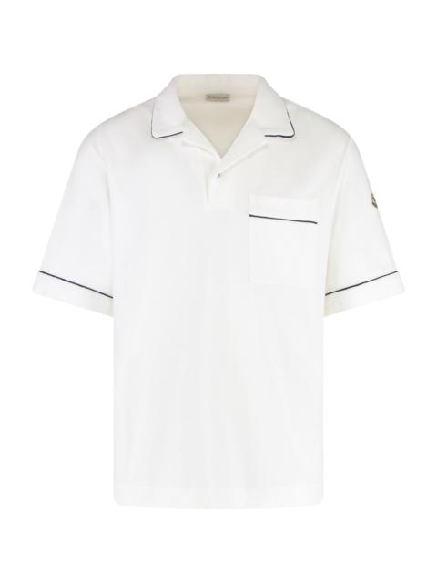 Moncler Towelling Polo Shirt