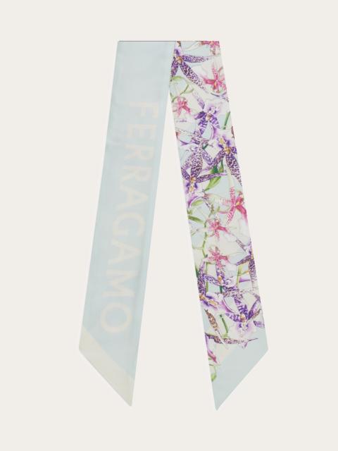 FERRAGAMO Gaia print silk bandeau