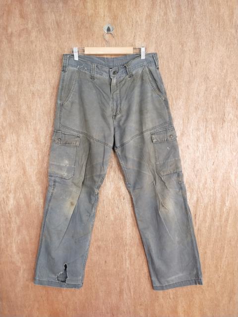 Other Designers Faded Glory - Even River gray faded multipocket cargo pants #S133