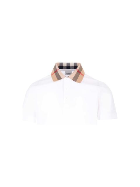 White Cotton Polo Shirt