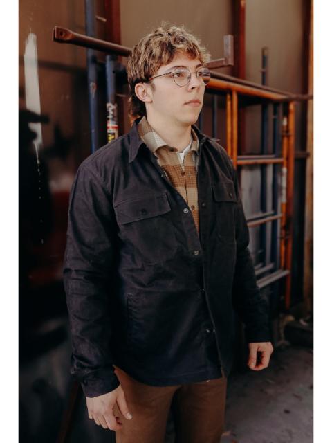 Rogue Territory PATROL SHIRT- GREY WAXED CANVAS