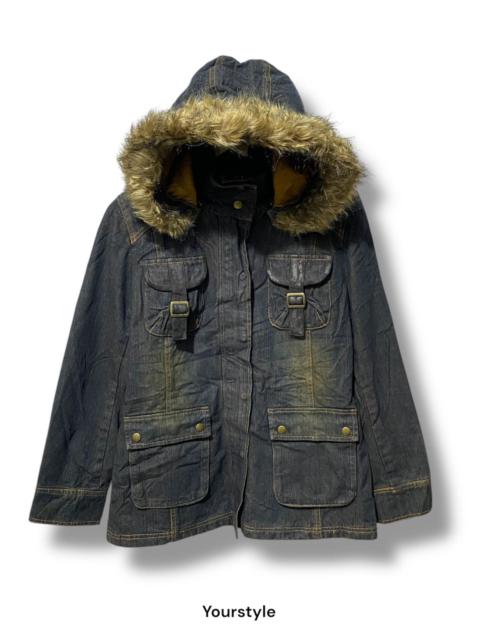 Other Designers Japanese Brand × Le Grande Bleu (L.G.B.) - M-II CRAZY denim jacket Like LGB Leopard