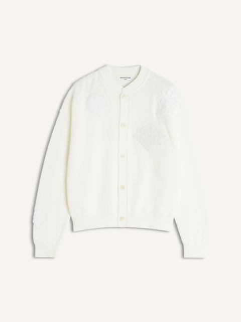 Maison Kitsuné ART NOUVEAU STAMPS KNITTED BLOUSON