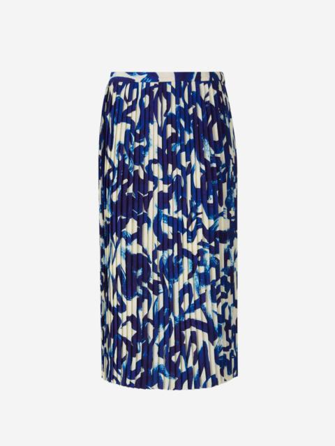 Dries Van Noten PLEATED MIDI SKIRT