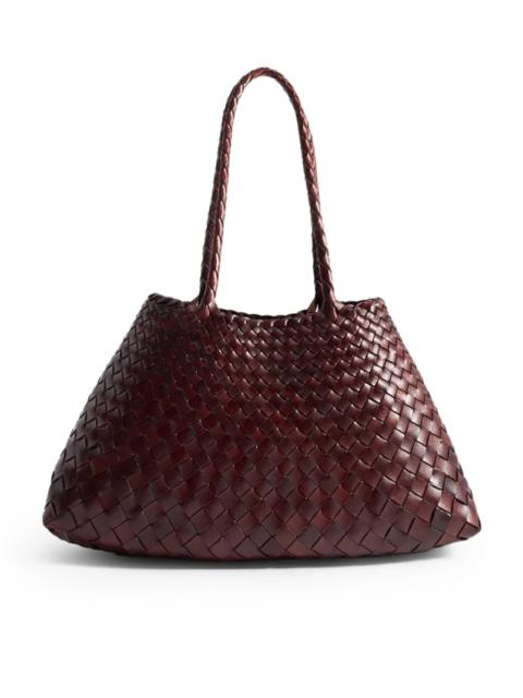 DRAGON DIFFUSION Dragon Diffusion Women Santa Croce Big Woven Leather Bag
