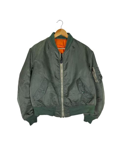 Other Designers Vintage - 🌟ALPHA INDUSTRIES REVERSIBLE TYPE MA 1 FLYER BOMBER JACKET
