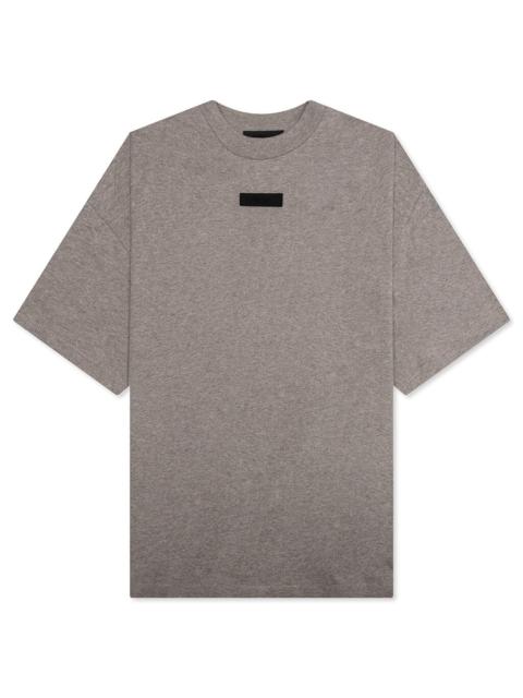 ESSENTIALS ESSENTIALS S/S TEE - HEATHER GREY