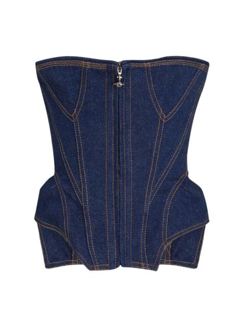 Vivienne Westwood DENIM COBRAX CORSET - INDIGO