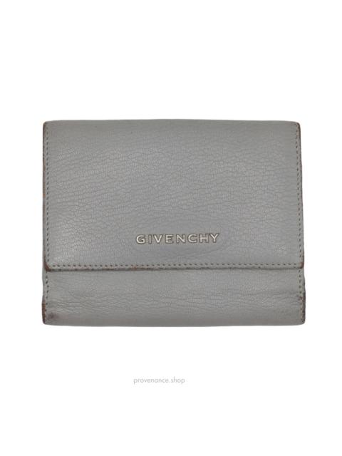 Givenchy Givenchy Trifold Wallet - Grey Tumbled Leather