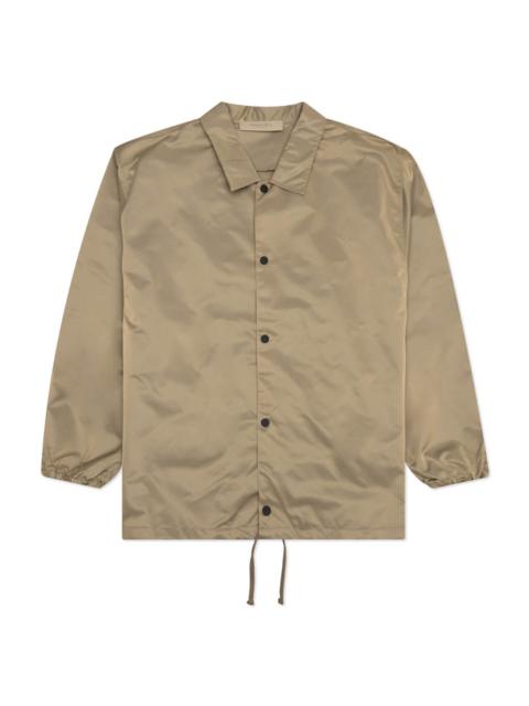 ESSENTIALS FEAR OF GOD ESSENTIALS COACHES JACKET - OAK