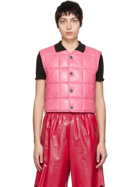 Bottega Veneta Pink Quilted Vest