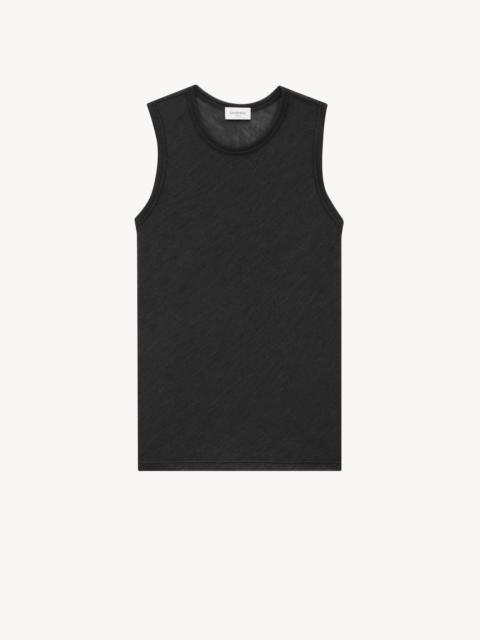 SAINT LAURENT Saint Laurent Tank Top In Cashmere And Silk