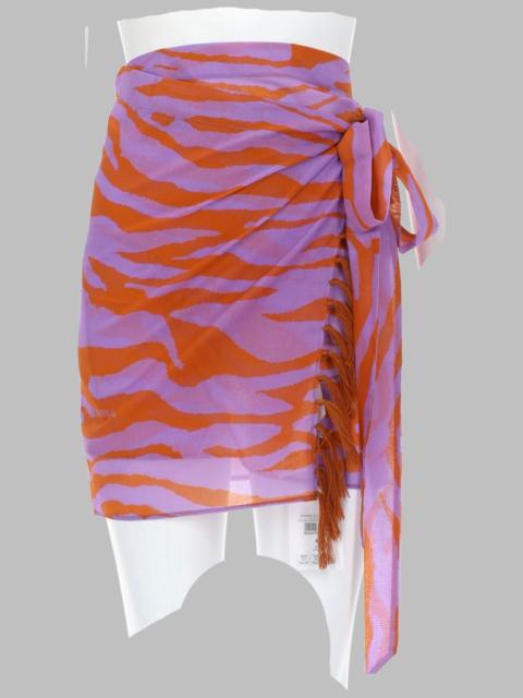 THE ATTICO The Attico Women Pareo Con Stampa Animalier