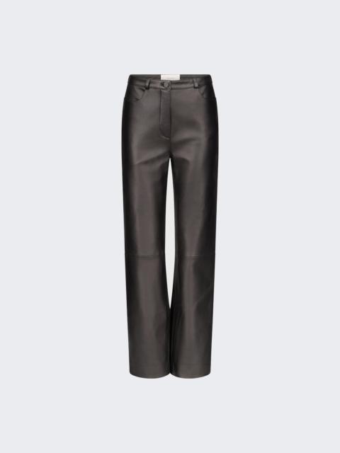 Loulou de Saison Cobe Lds Straight Leg Pants Black