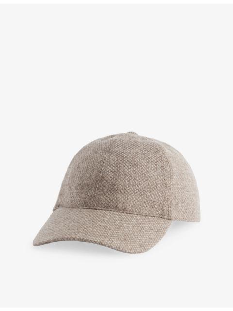 CORNELIANI Logo-Embellished Wool And Cashmere Cap
