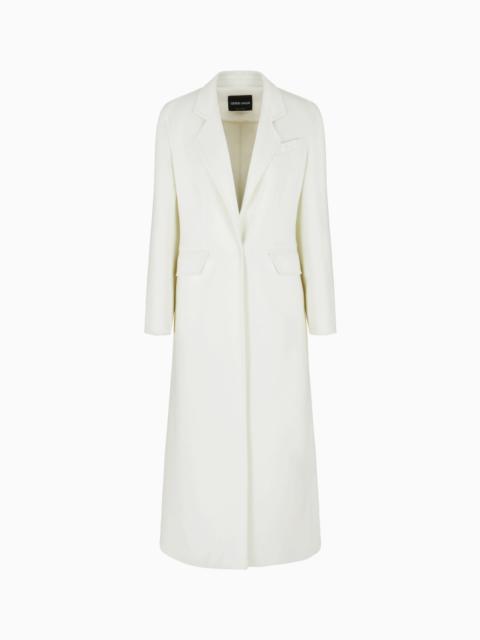 GIORGIO ARMANI Long double-cashmere coat
